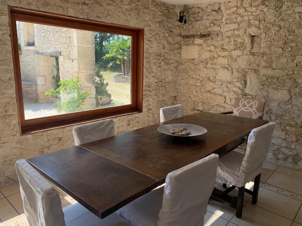 Country Villa For 19 Pool Cinema Football Pitch Verteillac Exterior foto