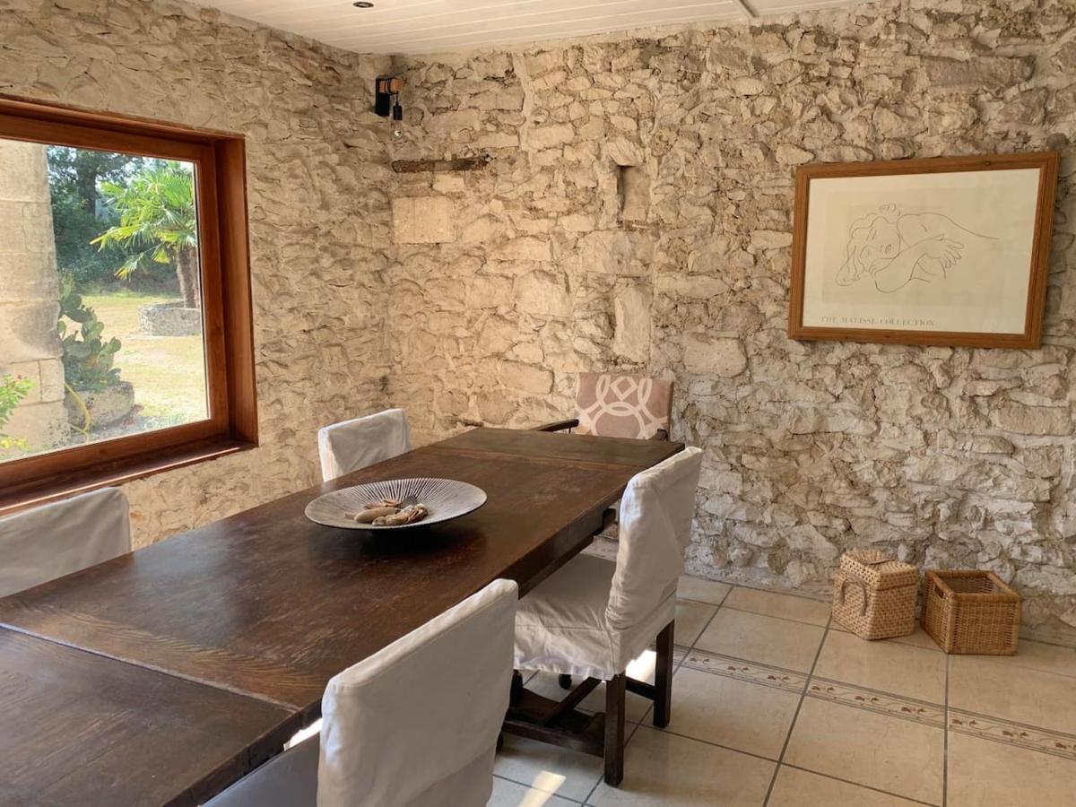 Country Villa For 19 Pool Cinema Football Pitch Verteillac Exterior foto